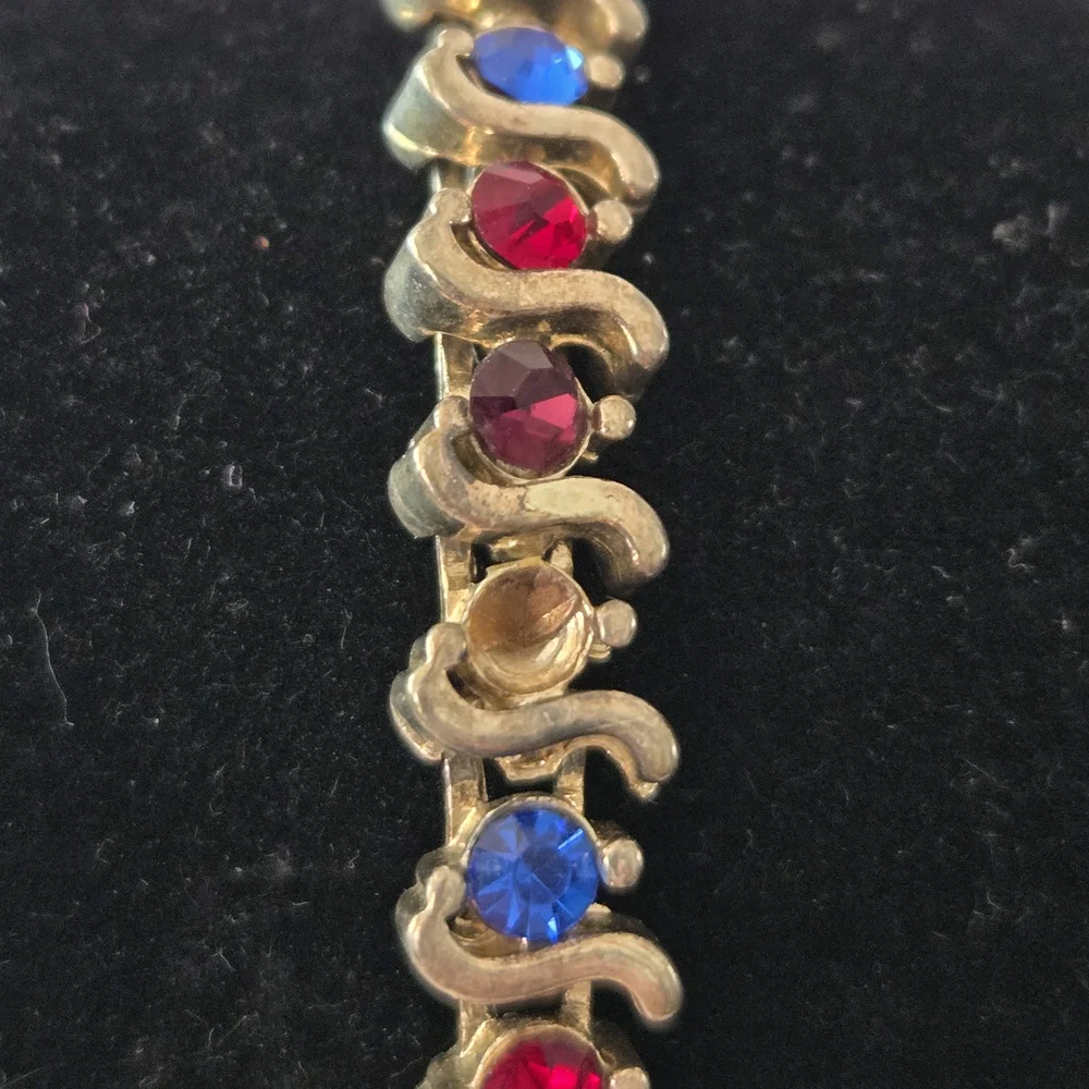 Multicolor Rhinestone Bracelet - Picture 3 of 6